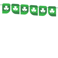 St. Patrick's Day Flag Decoration