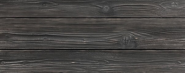 Fototapeta premium Dark Stained Wooden Planks Background Texture Rustic Timber Surface Black Wood Grain