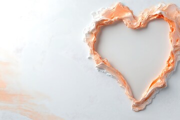 Close-up whimsical heart art creative valentine's day designs and emotional feelings