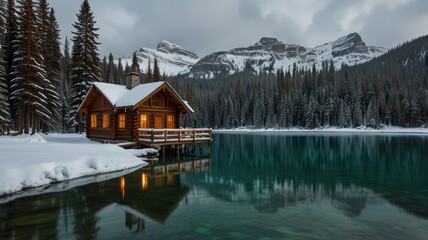 Obraz premium lake in the mountains