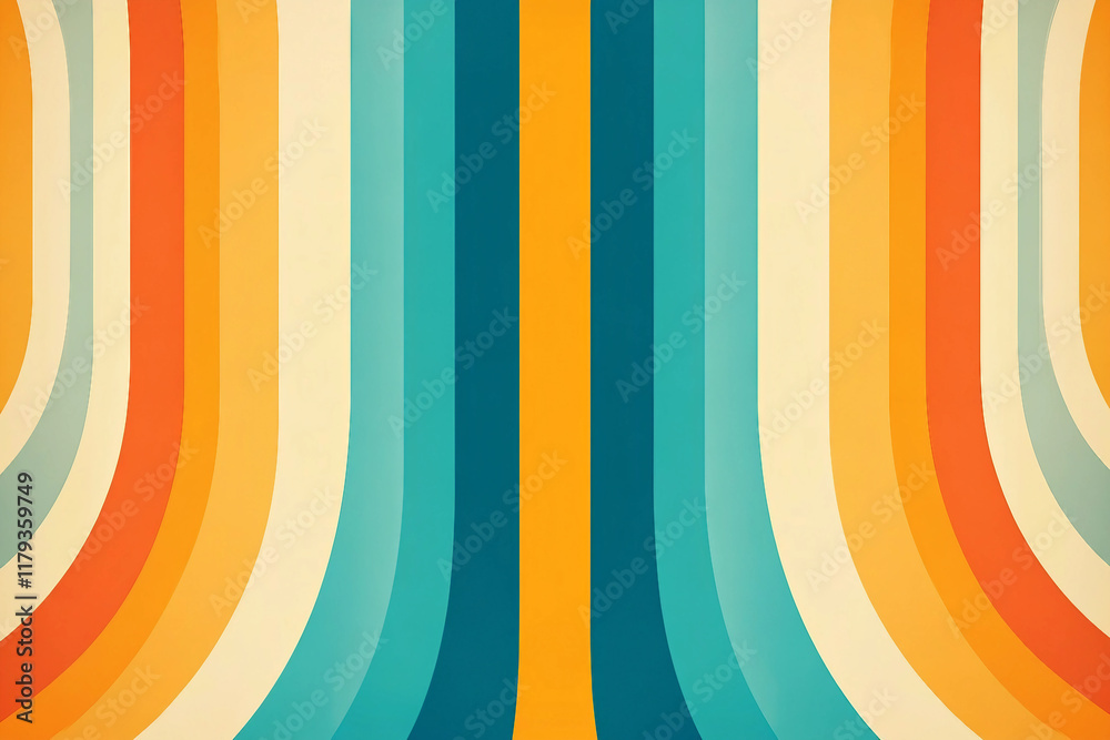Poster abstract geometric pattern vibrant and dynamic geometric shapes made with generative ai