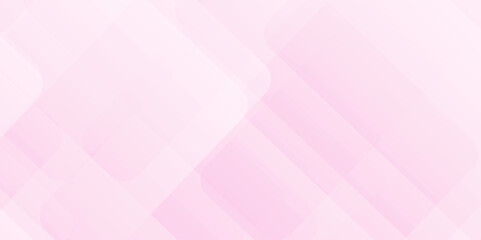 Modern Abstract Pink and white background design with layers of textured white transparent material in triangle and squares shapes. overlapping presentation design.
