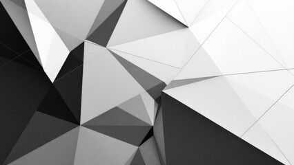Obraz premium Minimalist Black, White, and Gray Geometric Abstract Design