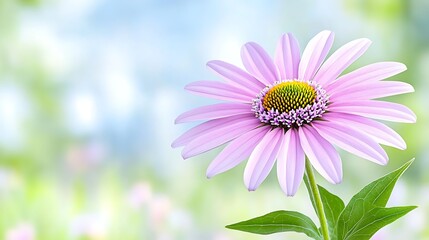 Obraz premium Pink Coneflower Blossom Spring Flower Macro Nature Photography