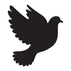 Pigeon line art modern vector Design | black and white drawing of a Pigeon bird