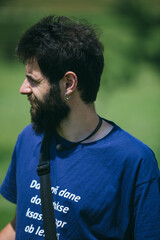 Bearded man portrait