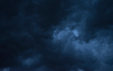 Colorful clouds in the dark abstract background