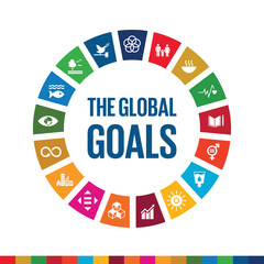 The Global Goals: Sustainable Development Goals (SDGs) Wheel