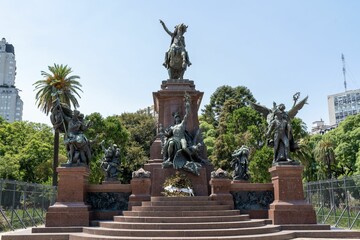Fototapeta premium Monument of General San Martin in Buenos Aires.