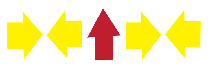 BOLD ARROWS COLORFUL TYPES OF ARROWS. UP DOWN RIGHT LEFT DESIGN. EPS6