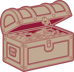 money trunk vector 