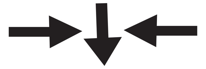 Colorful bold arrows and more shapes Left,Right,Up,Down Designs. Bold Arrows. Eps10