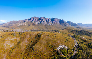 Gordon River Road Landscape in Tasmania Australia