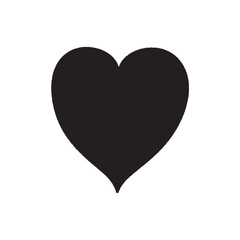 Vector hand-drawn childlike doodle heart icon set. Black stroke on white background.