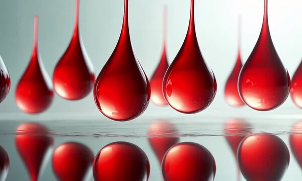 AI - Realistic Blood Particles Illustration &ndash; Red and White Blood Cells, Plasma, and Platelets in Detail
