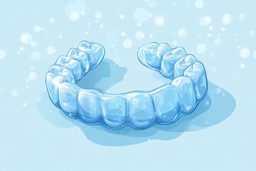Elegant Aligners on Soft Gradient Background
