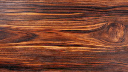 Fototapeta premium Dark ebony wood panel with natural grain pattern texture background showcasing elegant exotic hardwood surface and rich brown striped detail