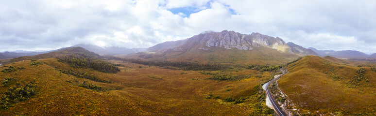 Naklejka premium Gordon River Road Landscape in Tasmania Australia