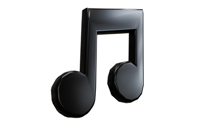 3D rendered music icon with vibrant colors, showcasing musical notes, headphones, and sound waves in a modern design