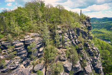 Lilienstein in der Sächsischen Schweiz, Deutschland