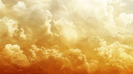 Majestic Clouds at Dusk with Warm Tones and a Serene Atmosphere Reflecting Nature's Beauty