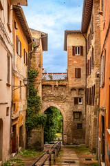 Beautiful Cityscape in Perugia, Umbria - Italy