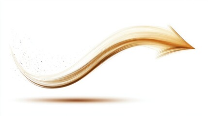 A thick golden arrow pointing to the right
