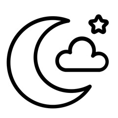 Crescent Moon Icon