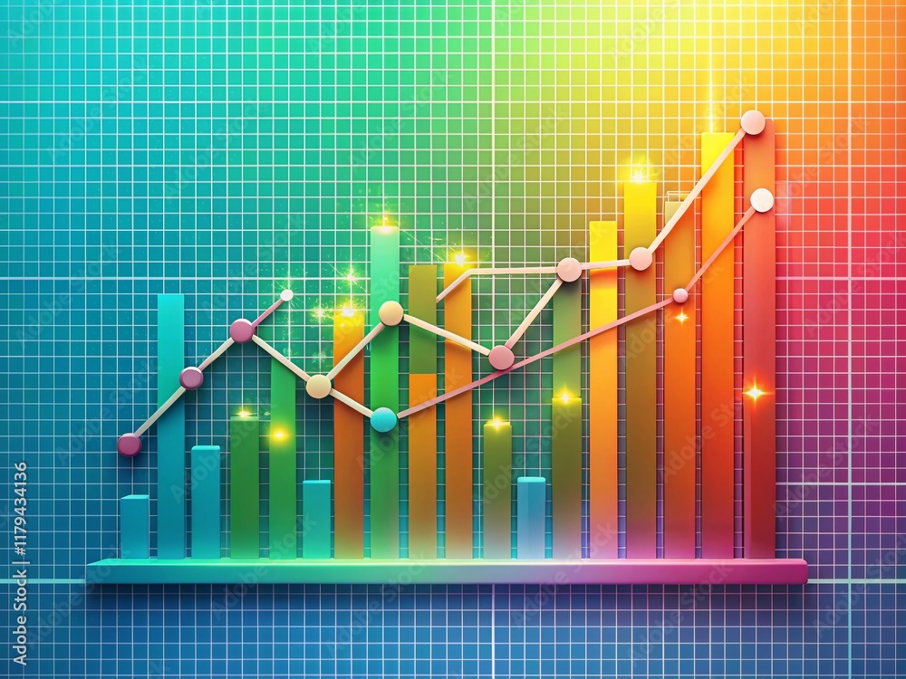 Poster data visualization: graph analysis with rule of thirds composition