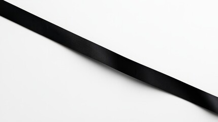 A thin black dashed line diagonally cutting across a white background