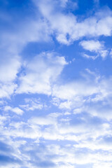 blue sky with white clouds