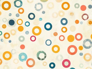 Abstract Rings with Warm Tones