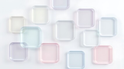 Background design, abstract geometric blocks, 3d render