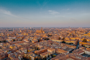 Aerial view Bologna