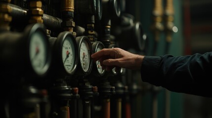 Industrial Gauges, Pressure Monitoring, System Control, Facility Maintenance, Operator Inspection, H