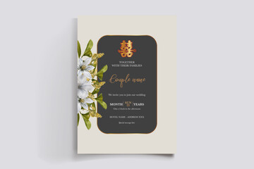 floral bridal shower invitation templates
