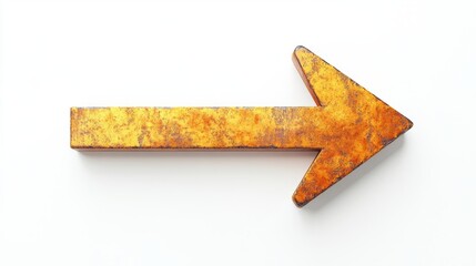 A clean arrow icon with a hollow design, pointing to the right, isolated on white 