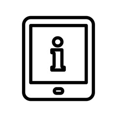 Tablet PC icon design template