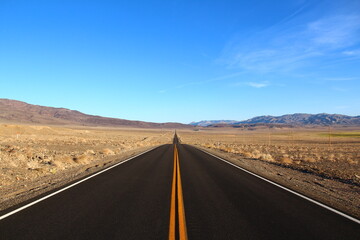 Endless highway in Arizona