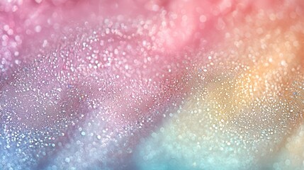 Fototapeta premium Dreamy Dewdrops: A Pastel Paradise of Water Droplets