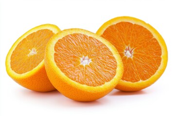 Fototapeta premium Orange fruit on white background