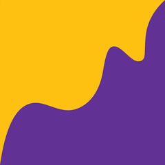 Two-color combination background. Yellow and purple colors. for media post colors in social media templates.