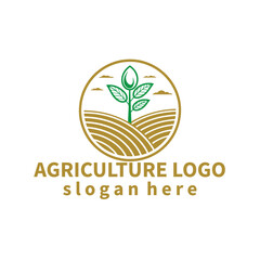 landscape lawn care irrigation eco garden tree nature unique agriculture mowing dairy fruit vegetable forming logo