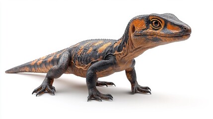 Obraz premium Hypsilophodon isolated on white. Generative AI