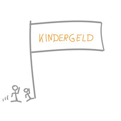 Fahne Antrag Grafik Skizze Abbildung