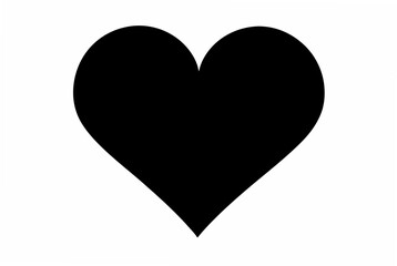 heart  silhouette vector illustration