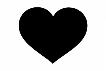 heart  silhouette vector illustration