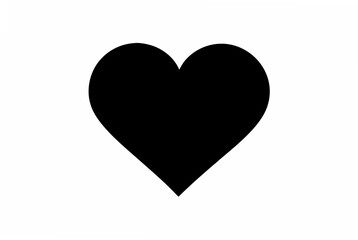 heart  silhouette vector illustration
