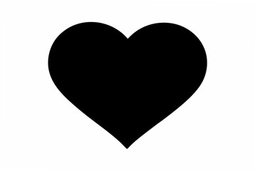 heart  silhouette vector illustration
