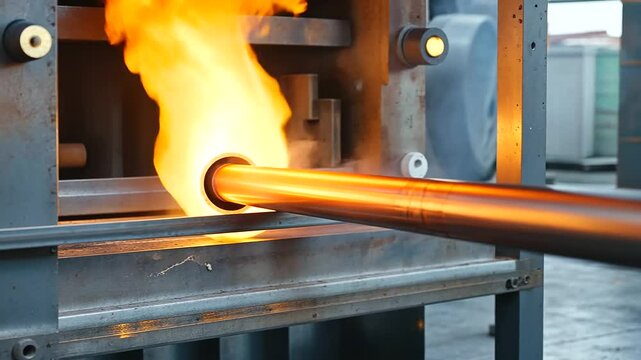 1_Thermal Expansion Experiment with Metal Rod Under Heat